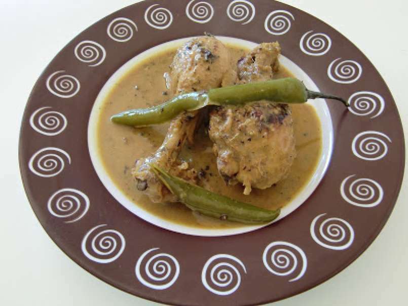 Pollo al curry y coco con cardamomo, foto 1