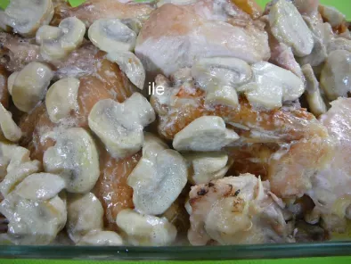 Pollo al horno con crema de champiñones, foto 11
