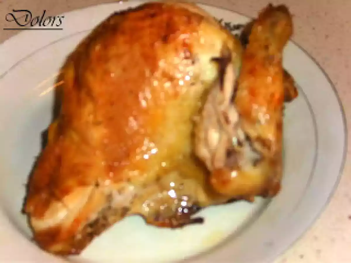 Pollo al horno con especias y limón