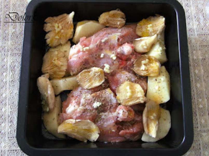 Pollo al horno con girgolas - foto 2