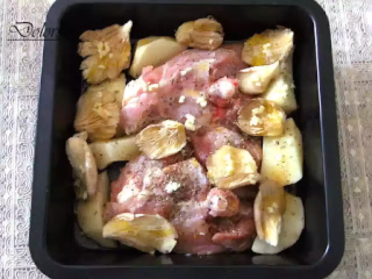 Pollo al horno con girgolas - foto 2