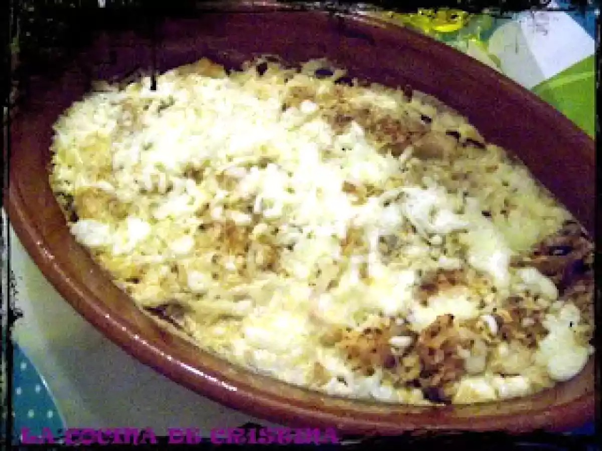 POLLO AL HORNO CON NATA Y SOPA DE CEBOLLA