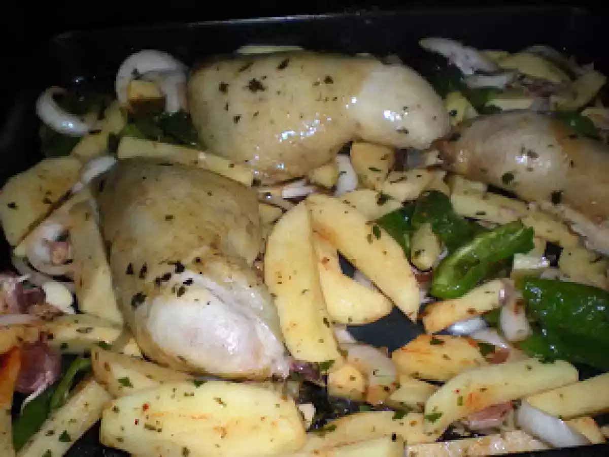 Pollo al horno con sabor a barbacoa - foto 3