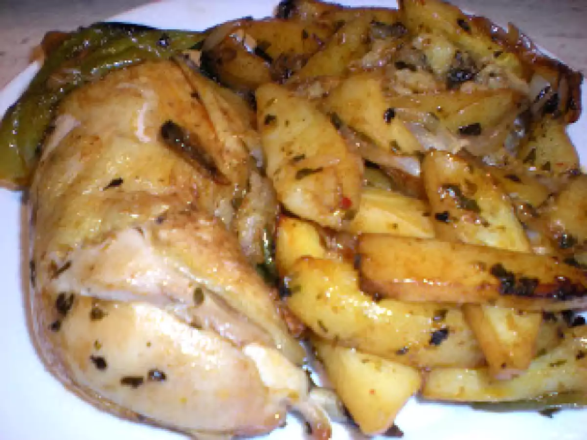 Pollo al horno con sabor a barbacoa - foto 6