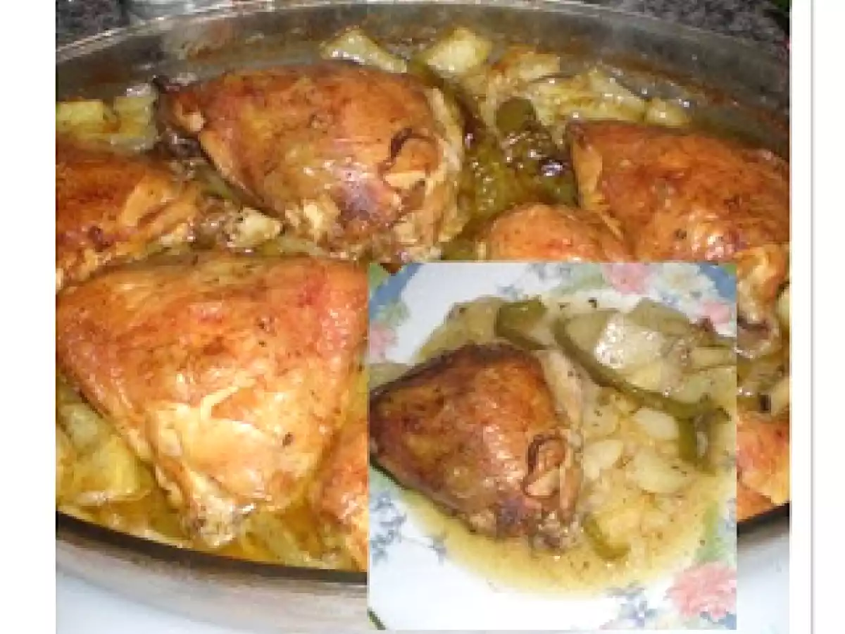 POLLO AL HORNO CON SABOR A BARBACOA