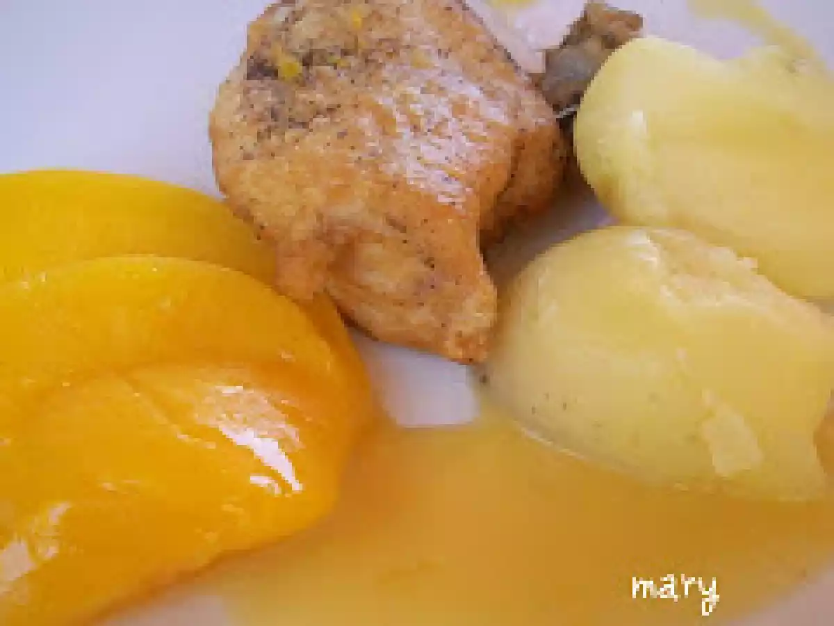 Pollo al melocotón de Lola - foto 2