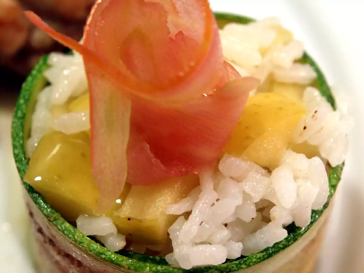 Pollo al romero con arroz, manzana y verduras - foto 2