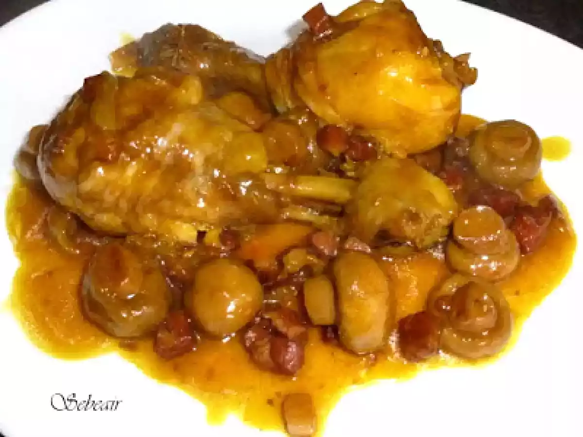 POLLO AL VINO TINTO (fussioncook)