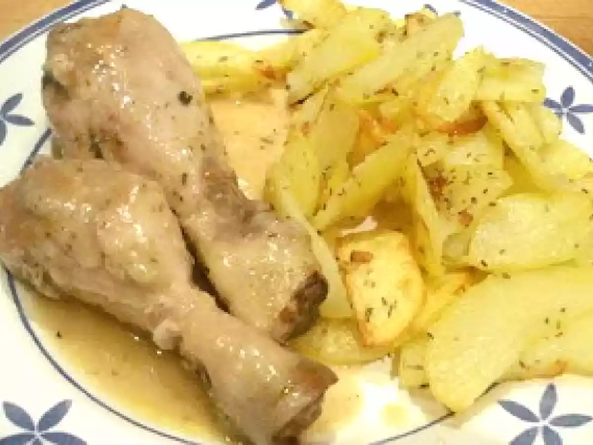 Pollo alla birra (Jamoncitos de pollo a la cerveza)