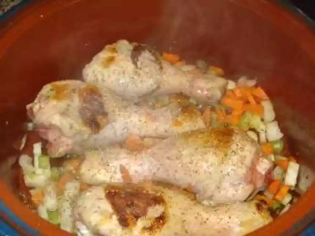 Pollo alla cacciatora (Pollo a la cazadora)