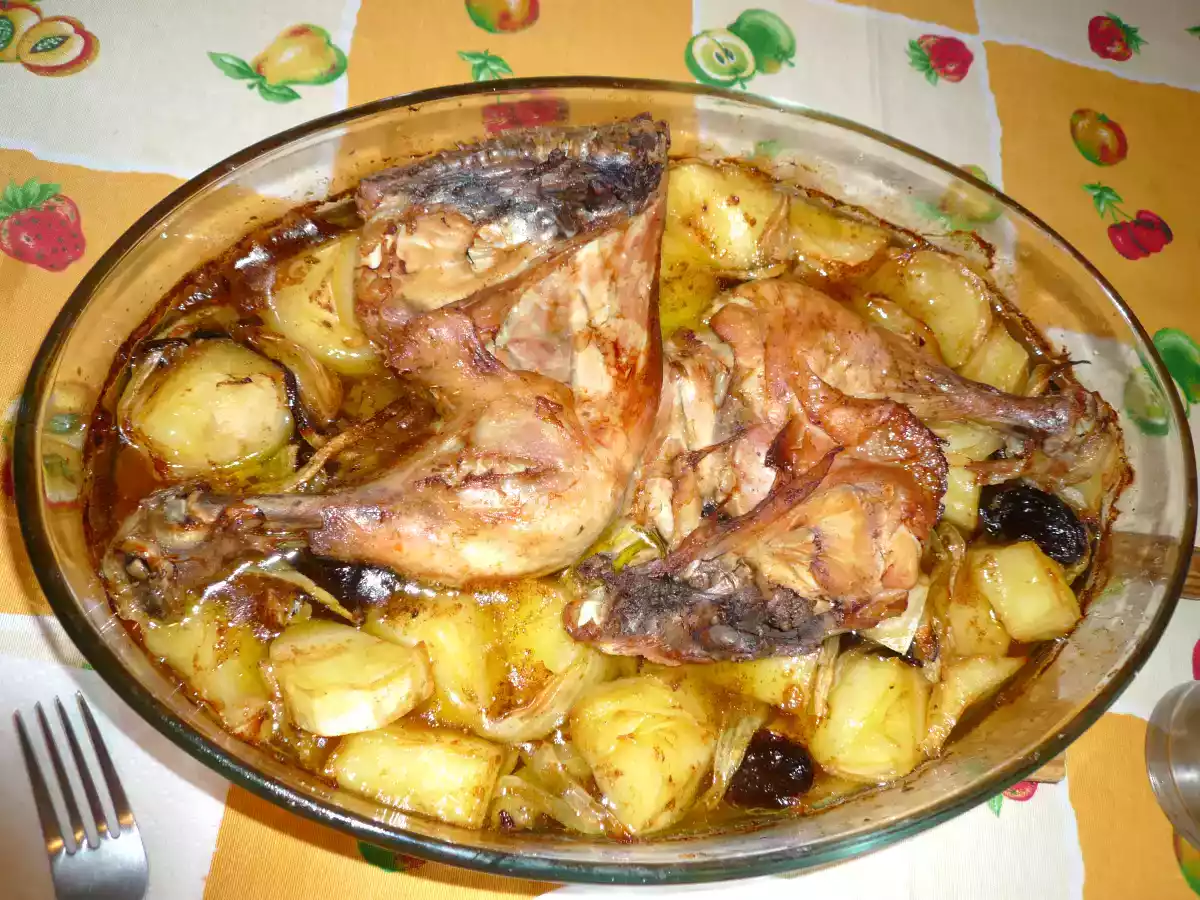 Pollo asado con ciruelas - foto 2