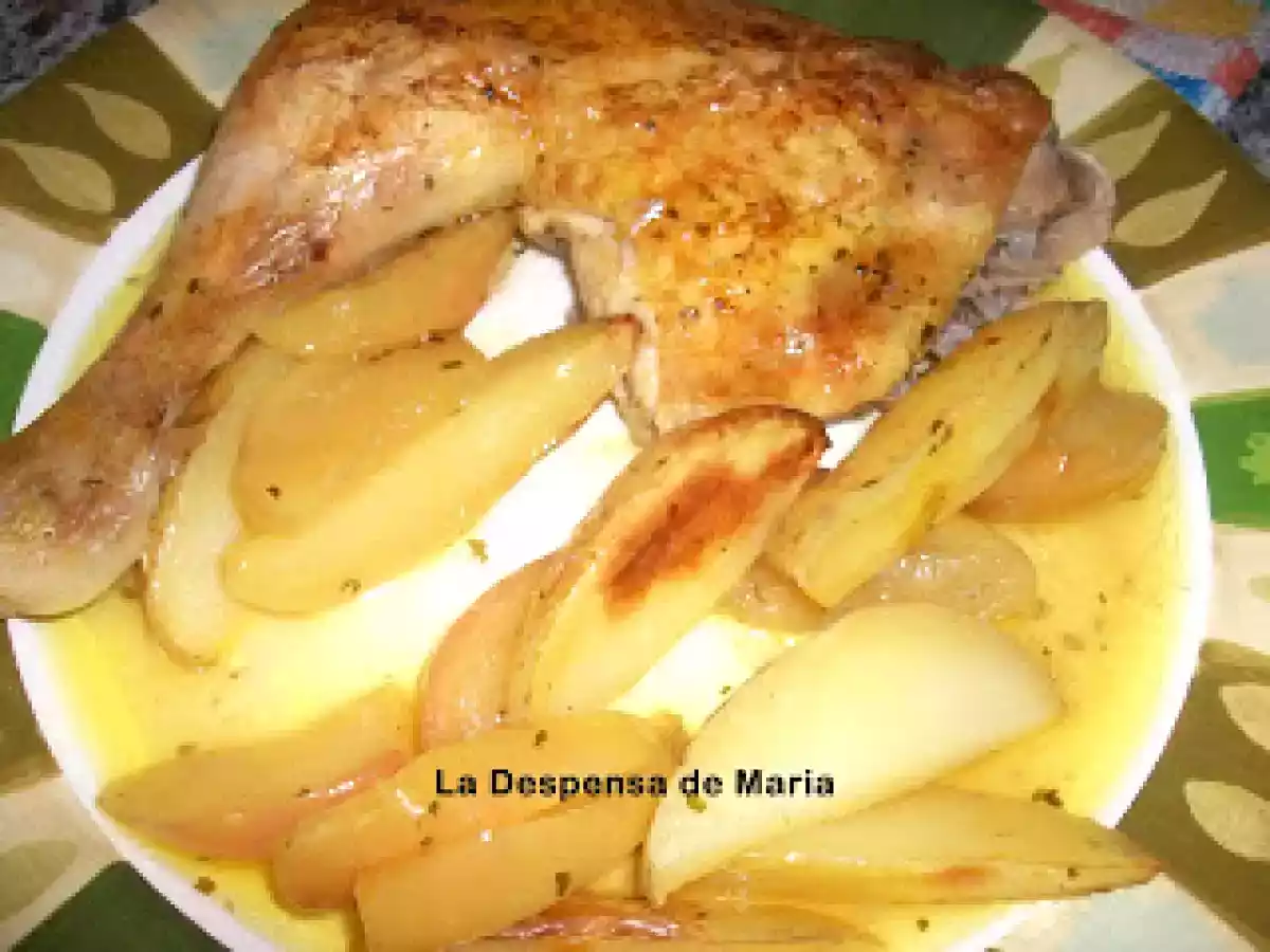 POLLO ASADO CON MANZANA - foto 3