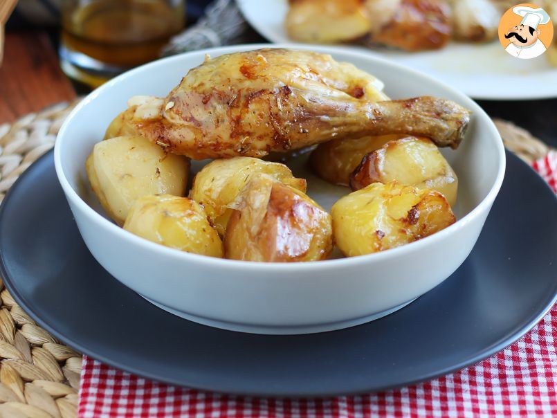 Pollo asado con patatas y romero - foto 4