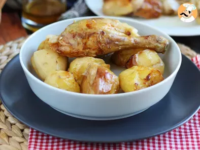 Pollo asado con patatas y romero - foto 4