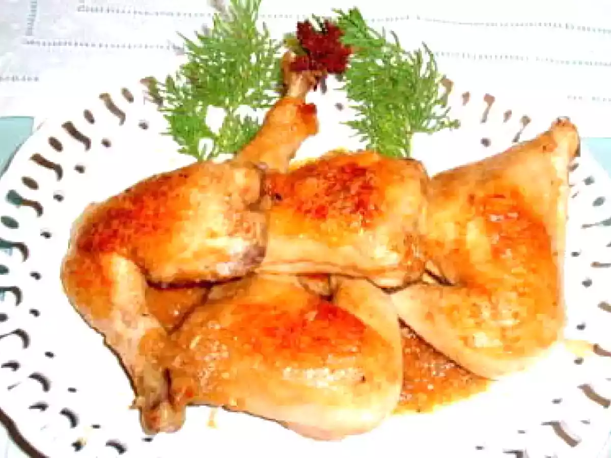 Pollo asado en cazuela