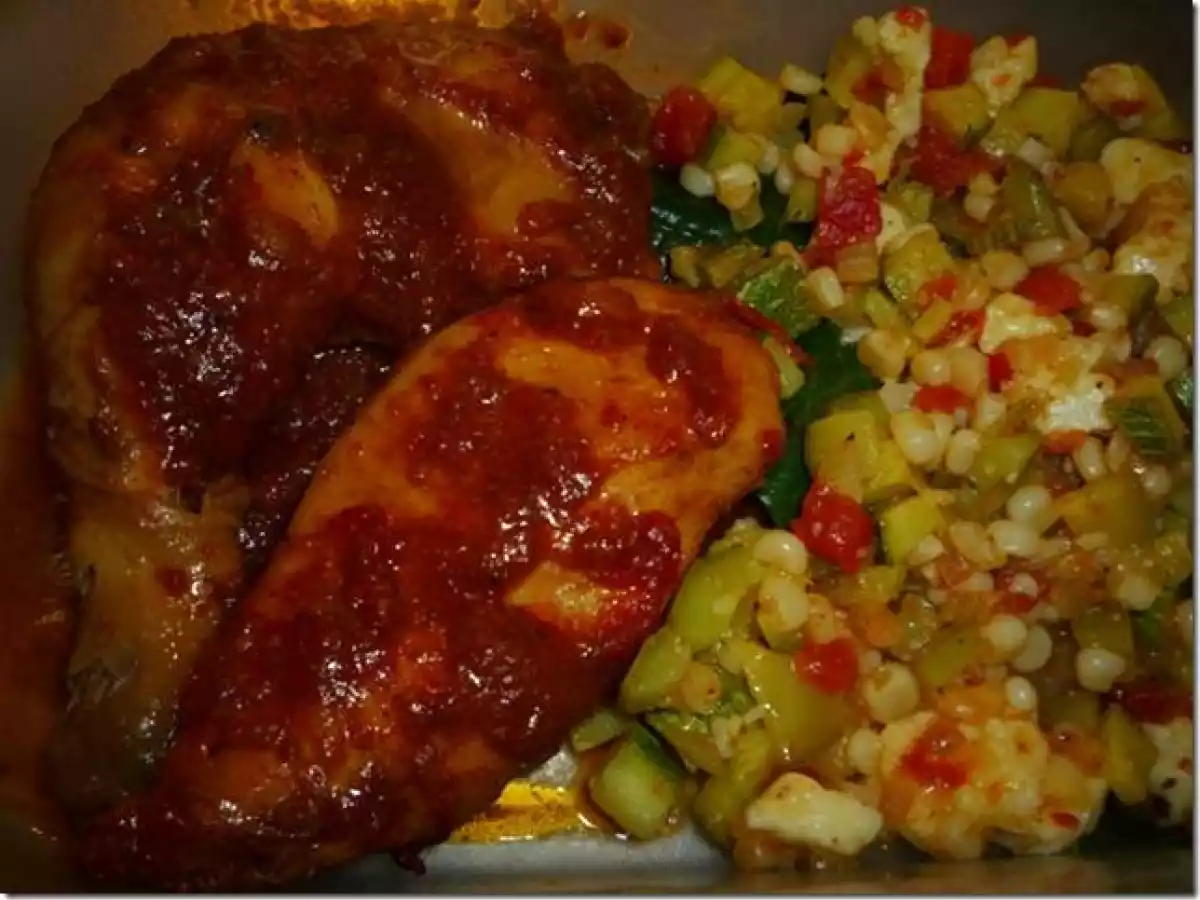 POLLO BBQ RAPIDO Y FACIL RECETA - foto 2