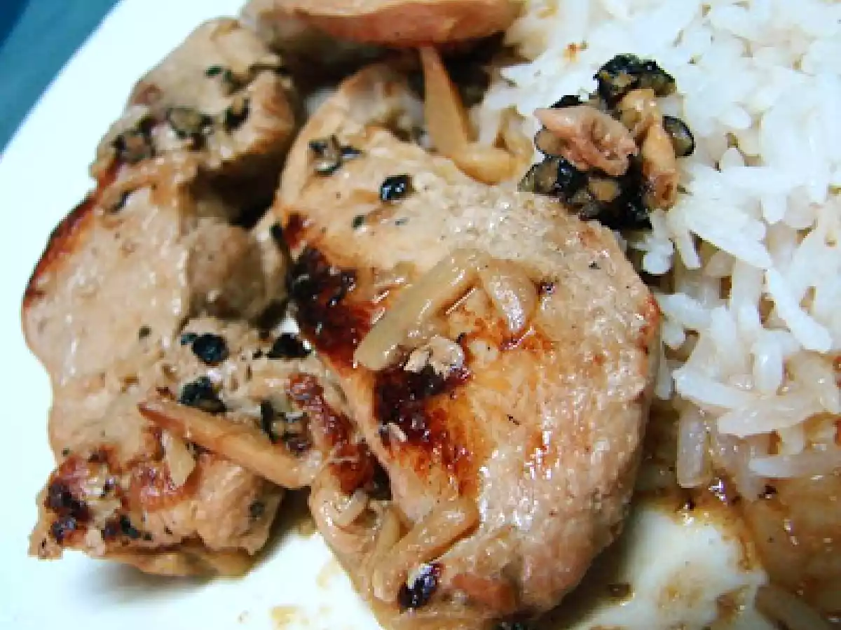 Pollo con Ajo y Pimienta