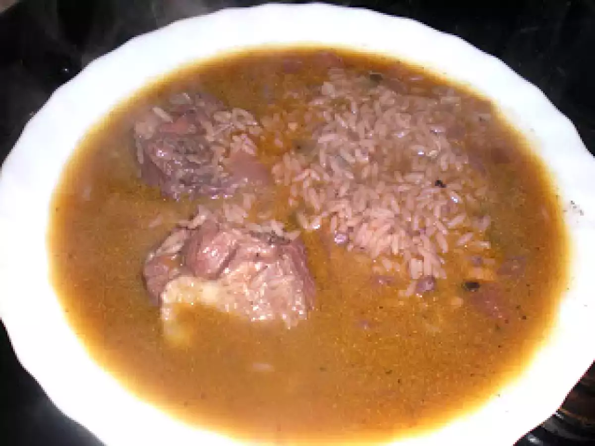 Pollo con arroz caldoso al vino tinto - foto 7