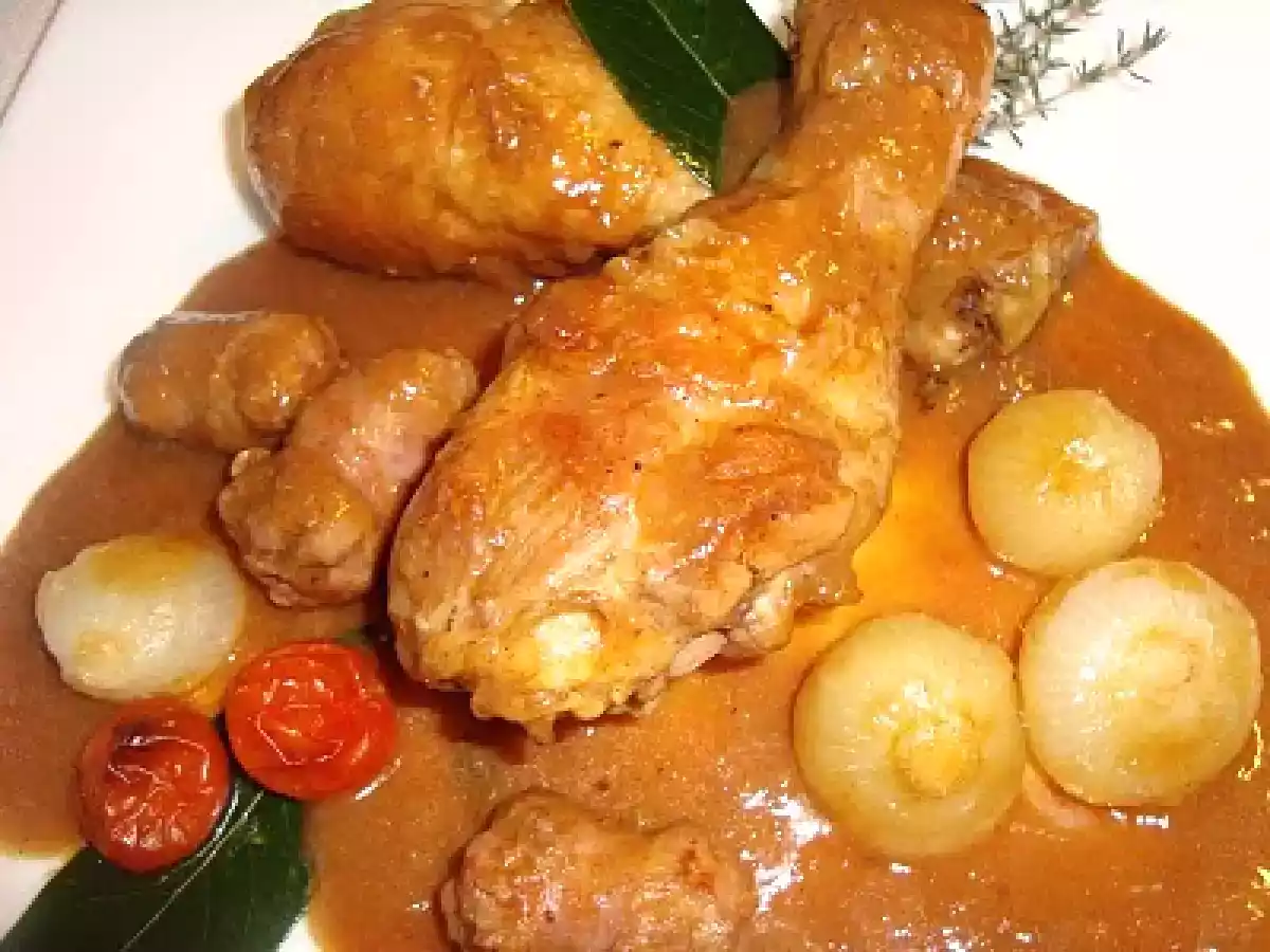Pollo con Butifarra y manteca de cerdo