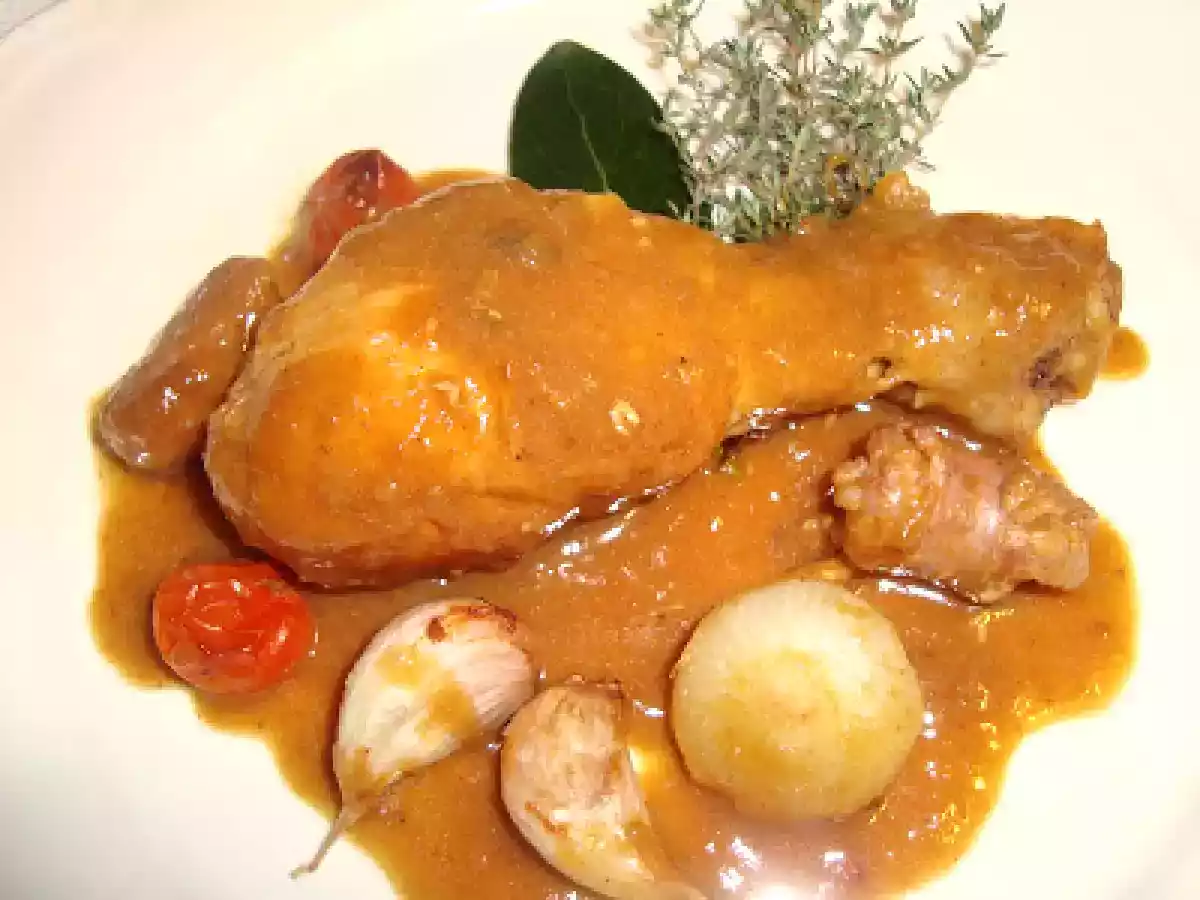 Pollo con Butifarra y manteca de cerdo - foto 2