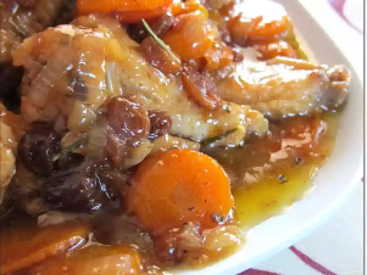 Pollo con cerveza y pasas - foto 2