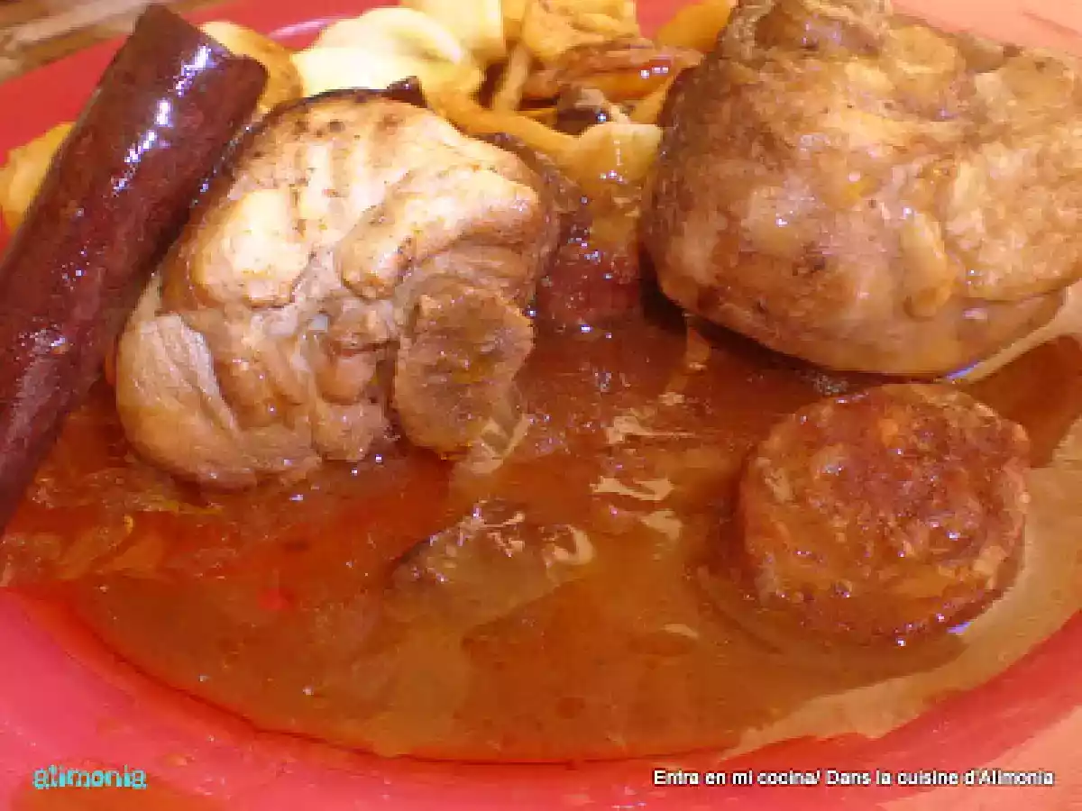 Pollo con ciruelas pasas / Poulet aux pruneaux