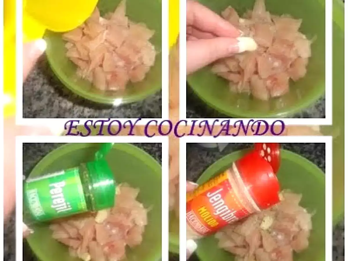 Pollo con jengibre y patatas presumidas - foto 2