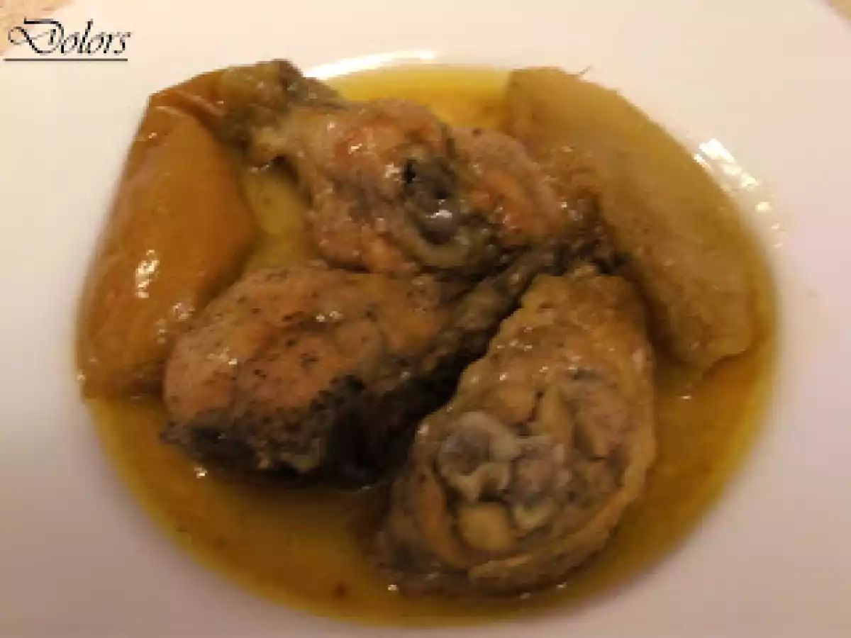 Pollo con manzanas golden - foto 2