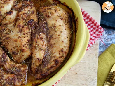 Pollo con miel y mostaza al horno, foto 1