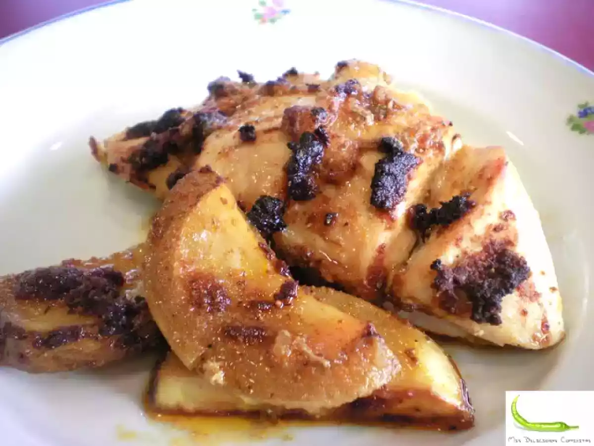 Pollo con patatas cajun