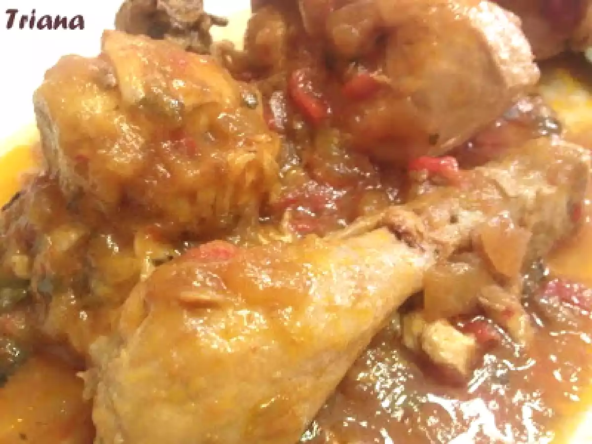 Pollo con pisto de verduras - foto 2