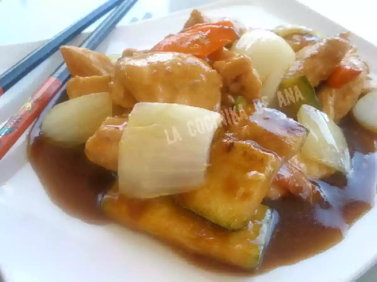 Pollo con salsa agridulce - foto 3