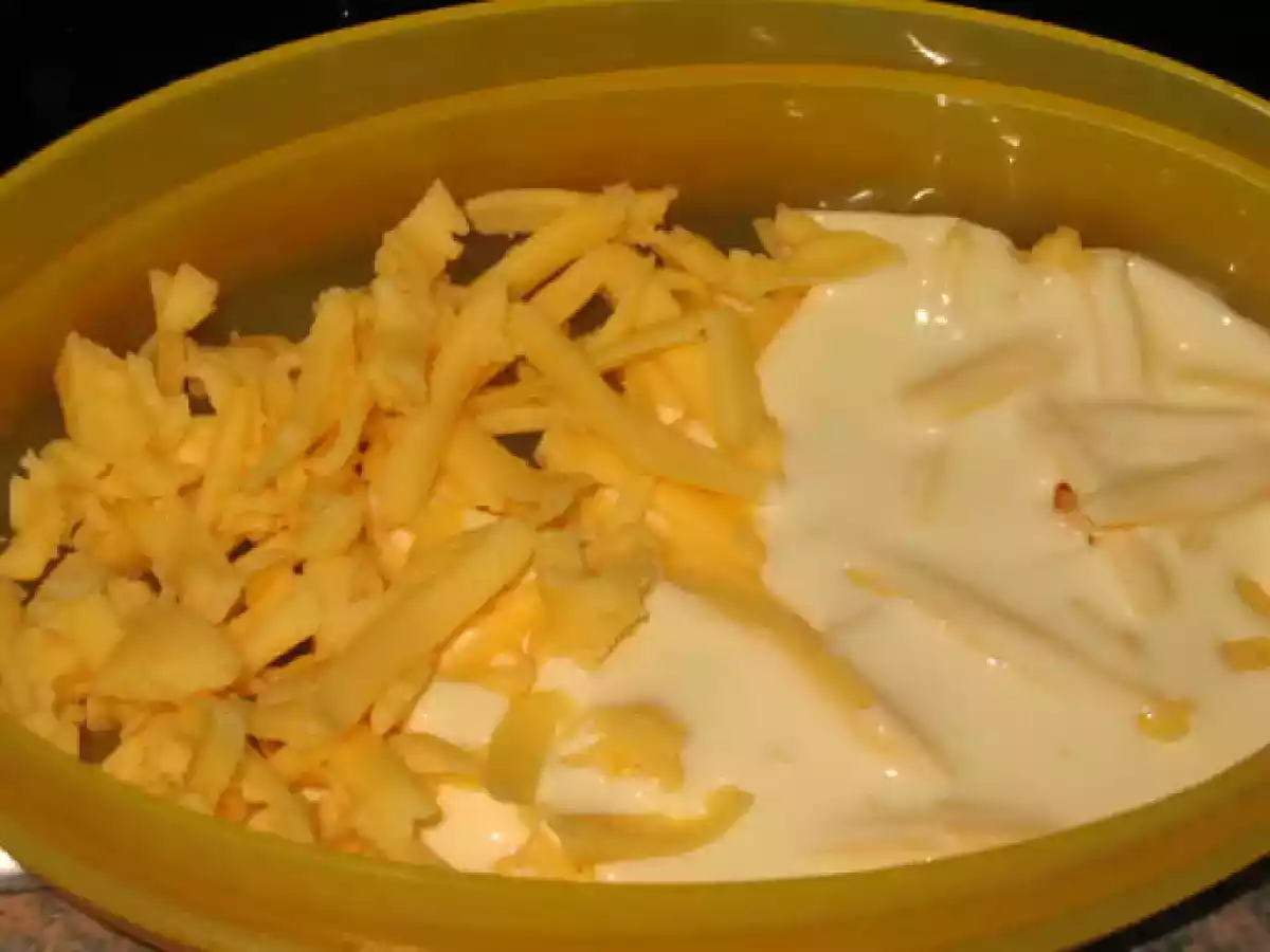 Pollo con salsa de cebolla y queso - foto 4