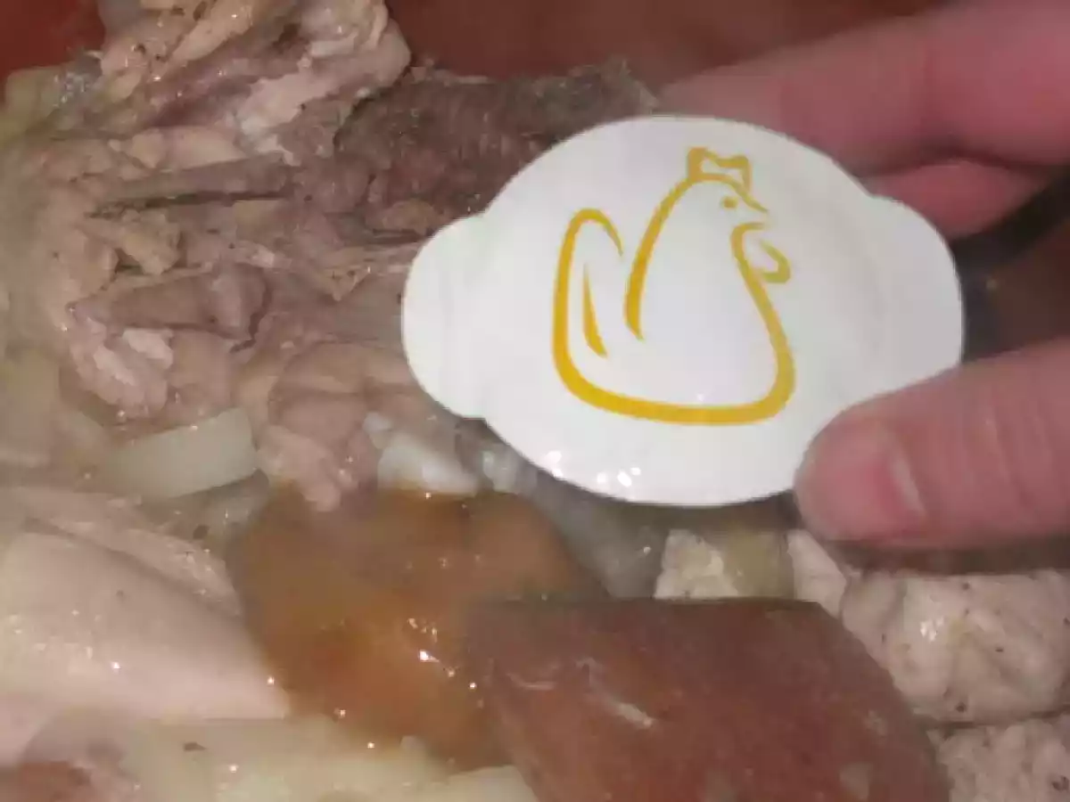 Pollo con salsa de cebolla y queso - foto 6