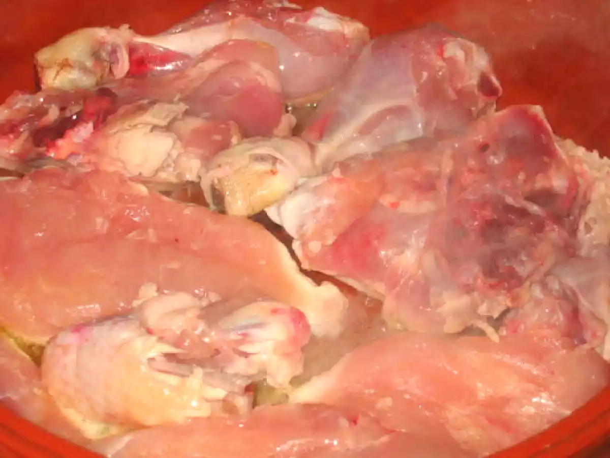 Pollo con salsa de cebolla y queso - foto 9