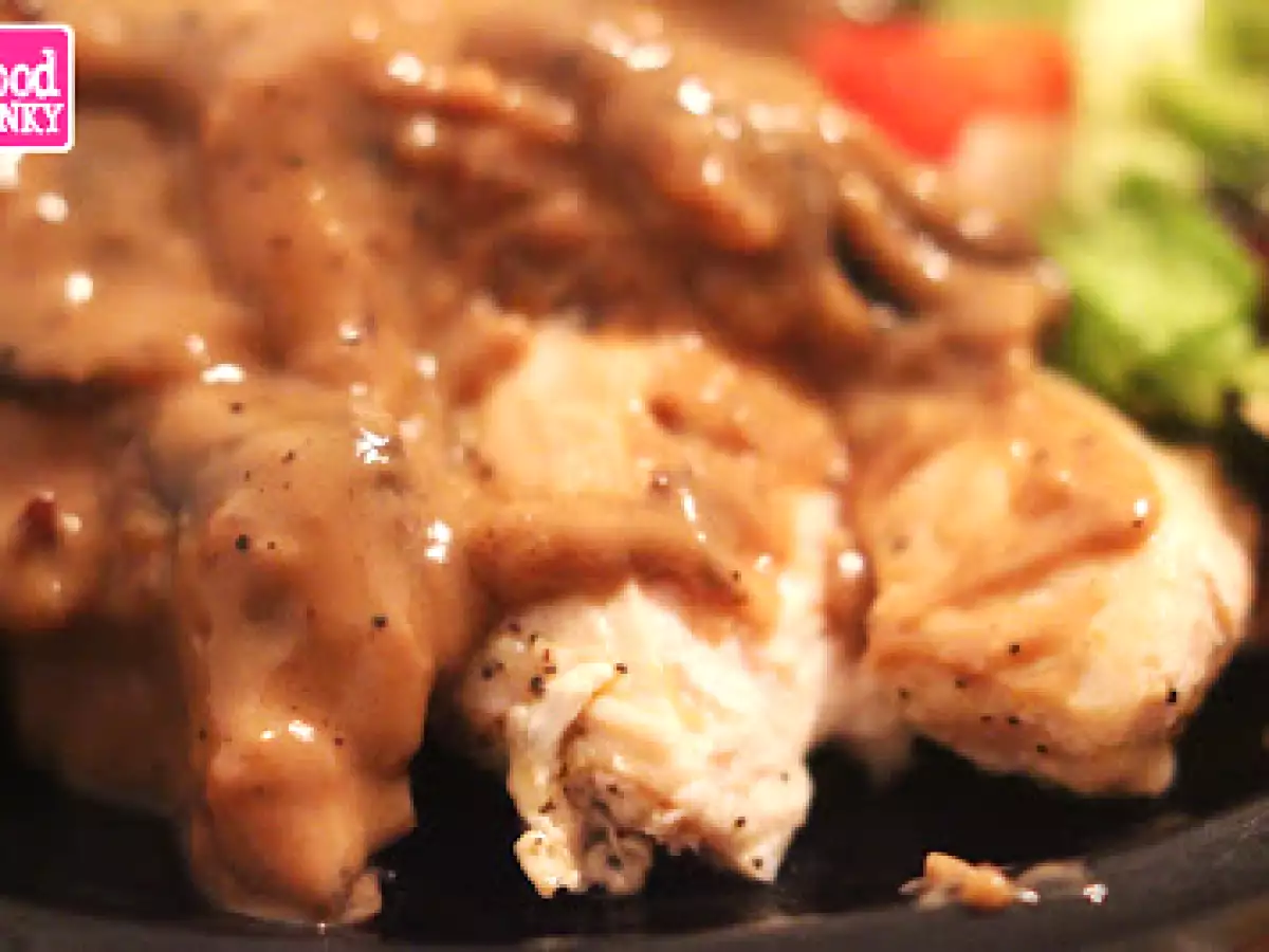 Pollo con salsa de hongos y coco - foto 2