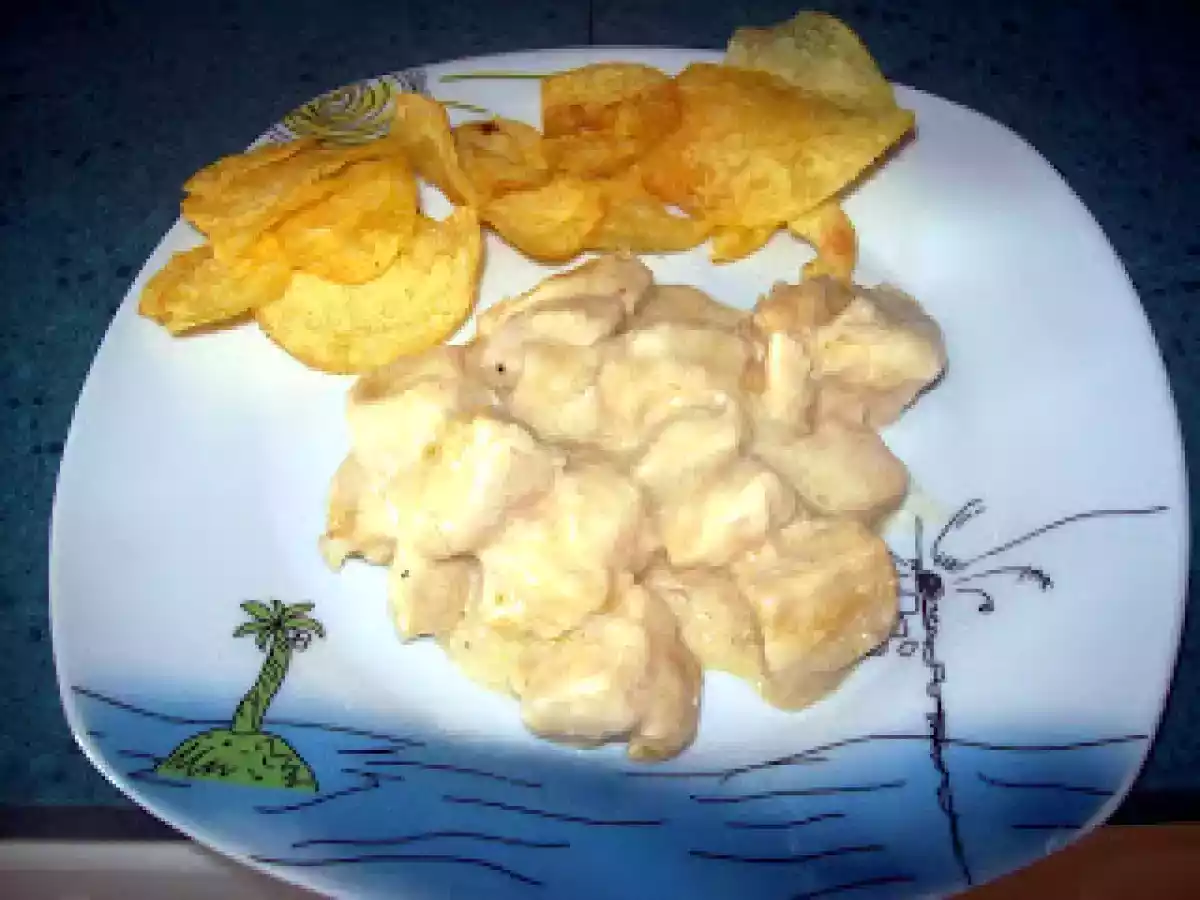 Pollo con salsa de quesitos - foto 2