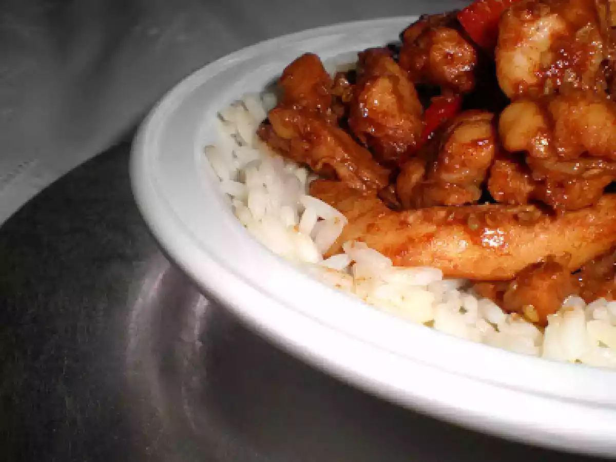 POLLO CON SALSA HOISIN