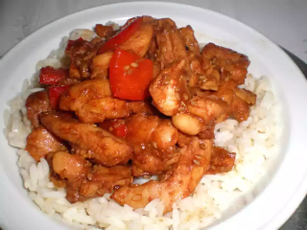 POLLO CON SALSA HOISIN - foto 2