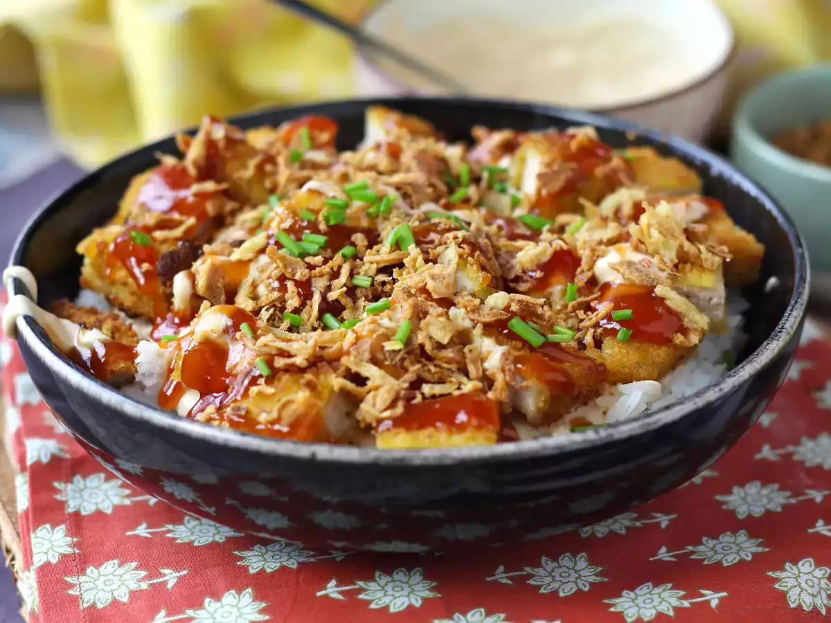 Pollo crujiente con salsa ahumada y arroz: la versión casera del Tasty crousty francés - foto 4