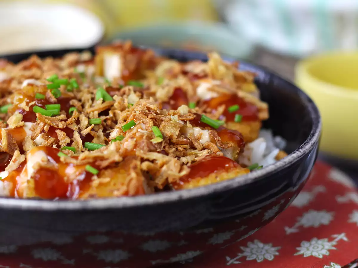 Pollo crujiente con salsa ahumada y arroz: la versión casera del Tasty crousty francés - foto 7