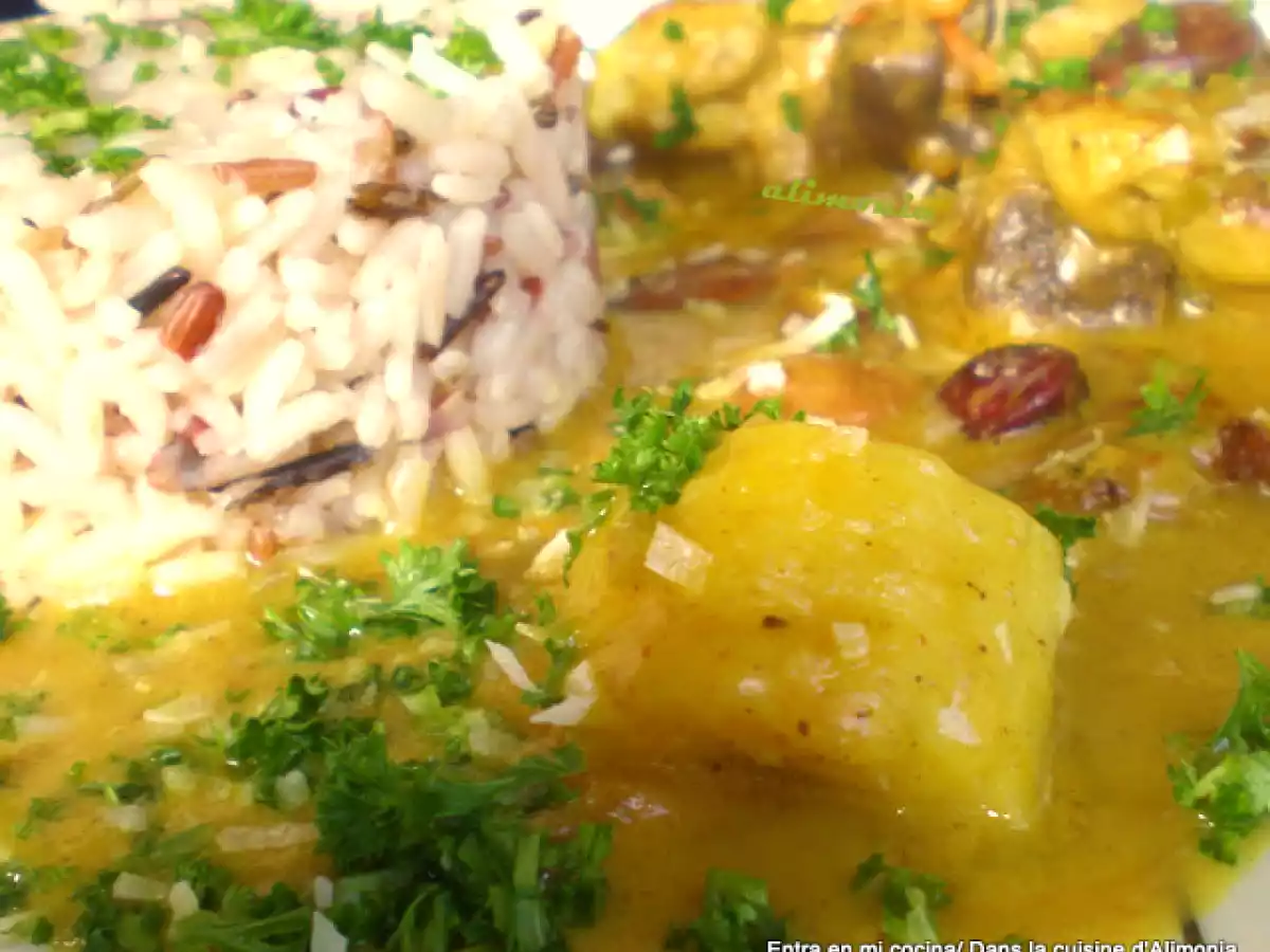 Pollo curry- frutos secos-platanos - foto 3