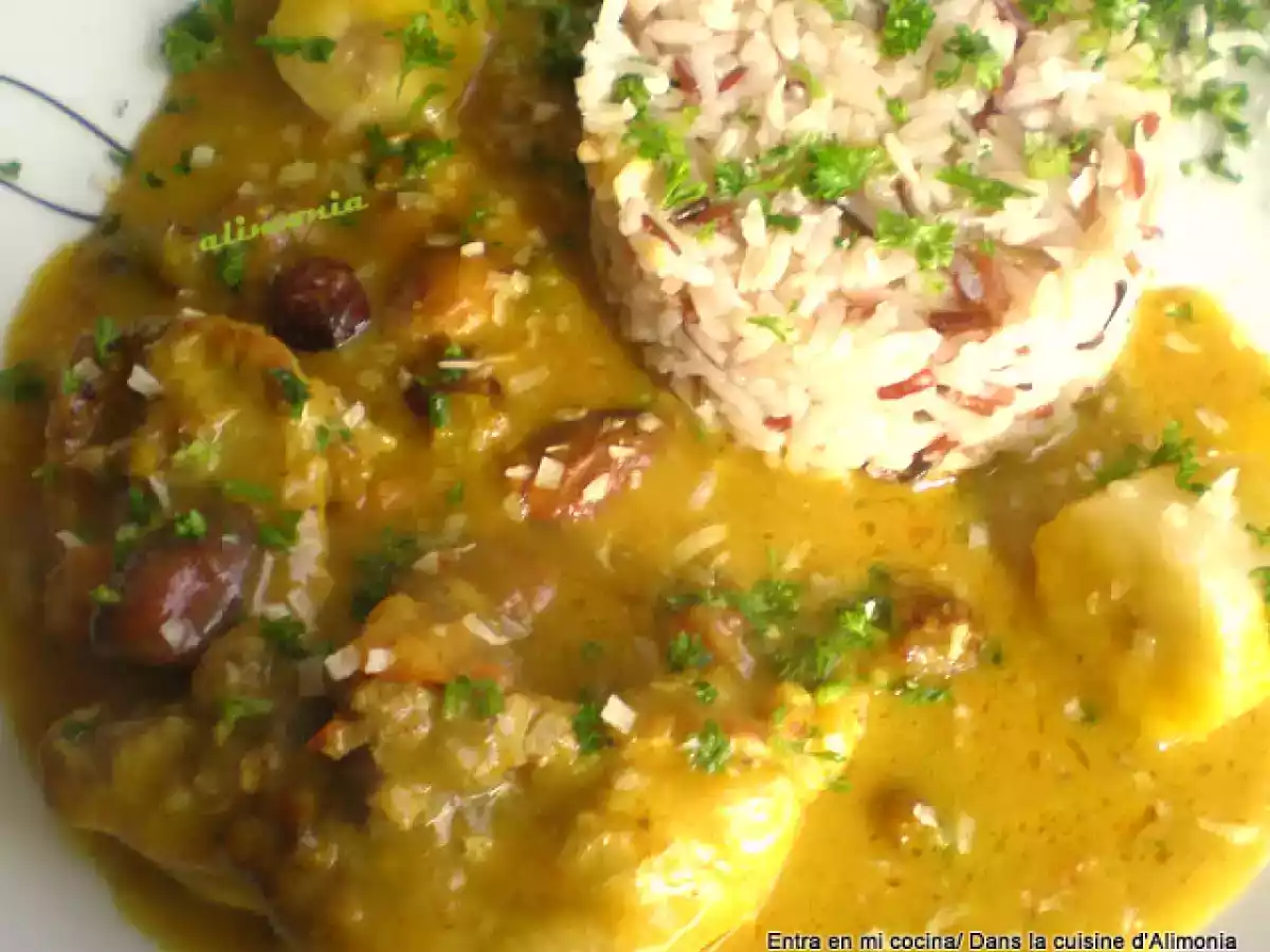 Pollo curry- frutos secos-platanos - foto 5