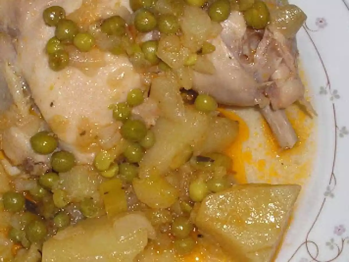 POLLO EN SALSA CON OLLA RÁPIDA.