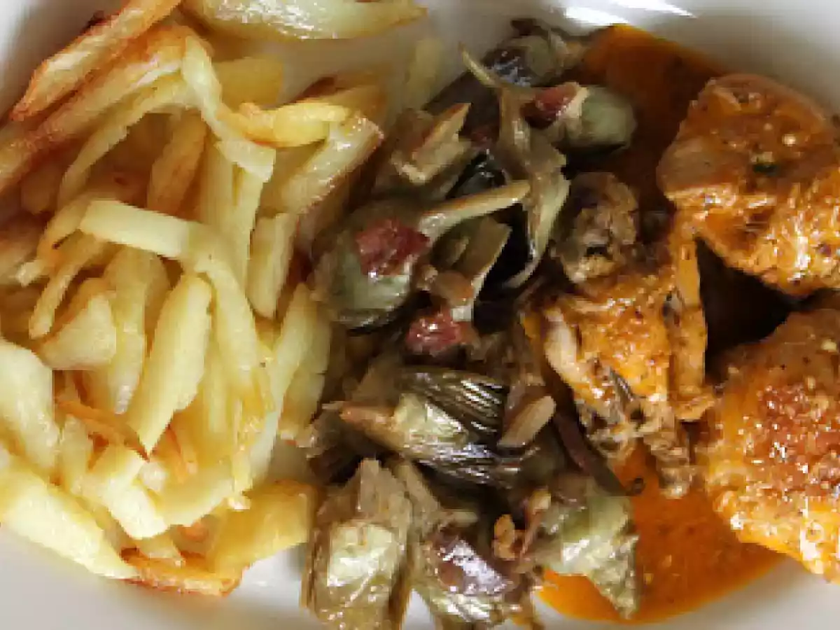 Pollo en salsa de almendras - foto 7