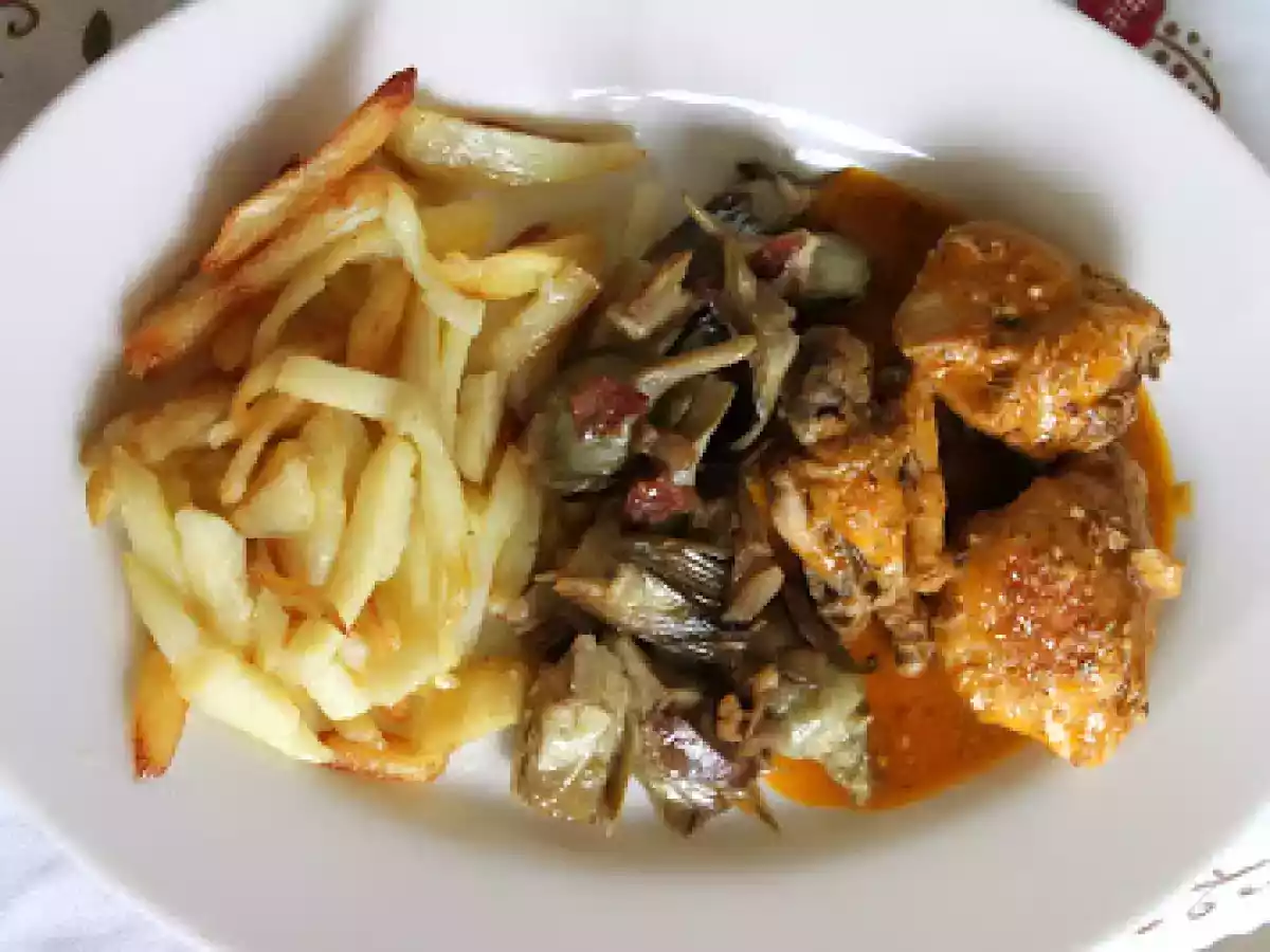 Pollo en salsa de almendras - foto 8