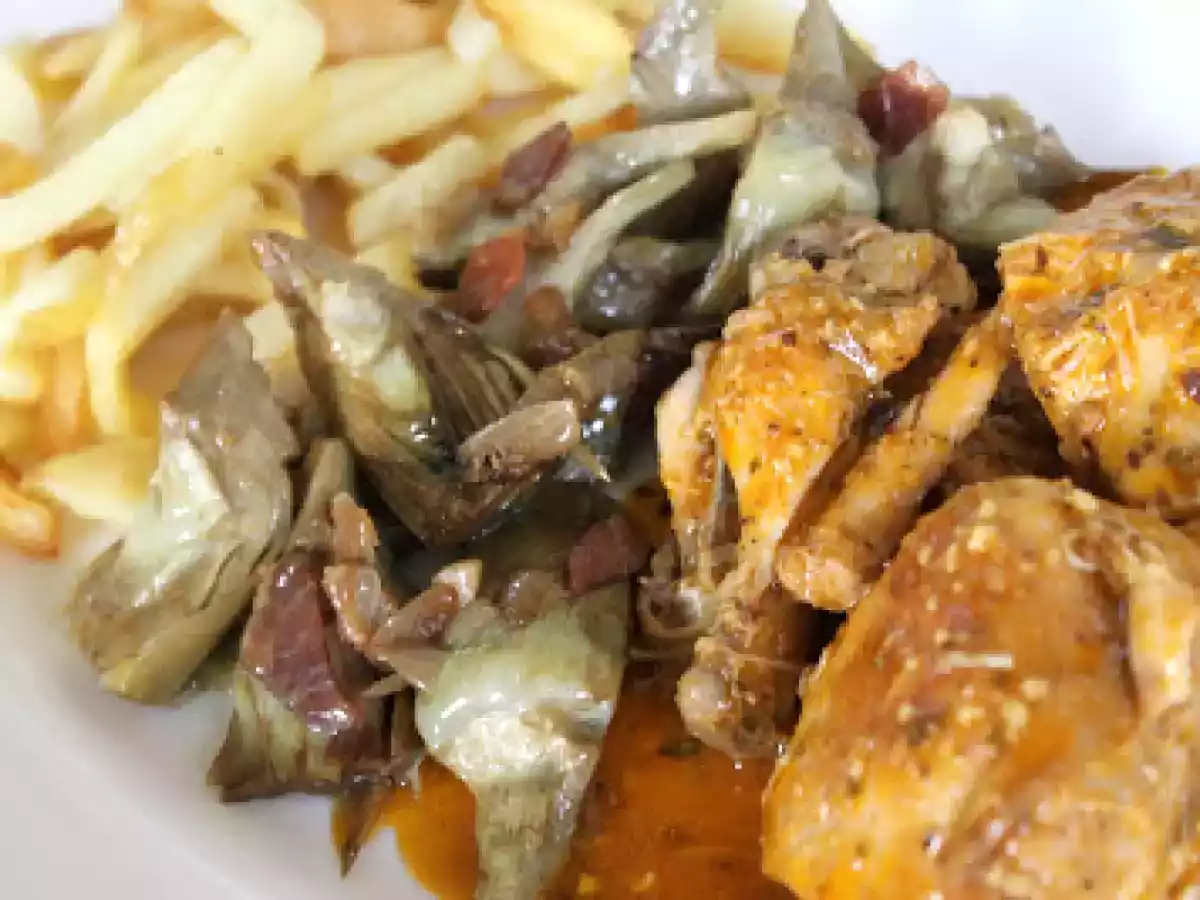 Pollo en salsa de almendras - foto 9