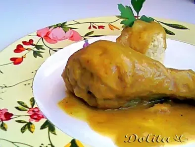 Pollo en salsa de curry y zanahoria - foto 2