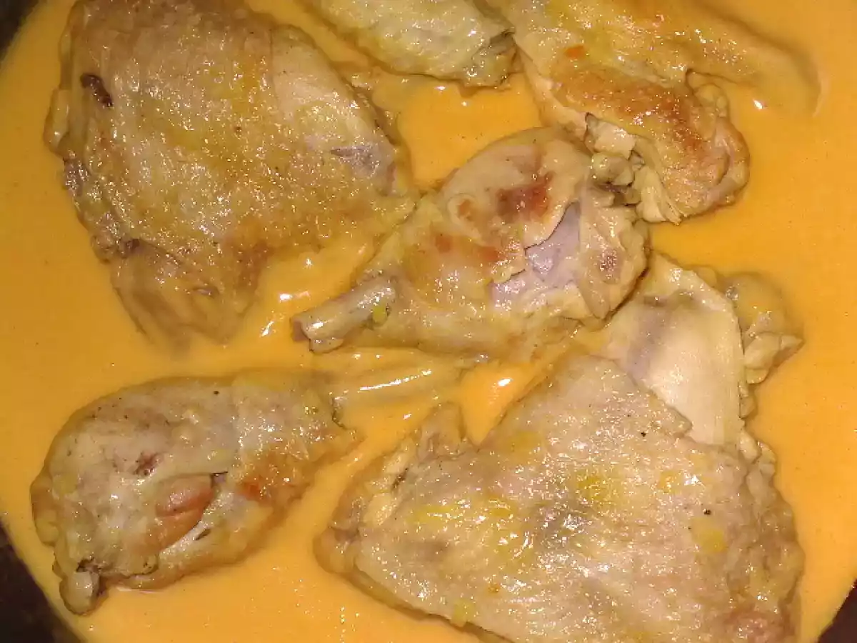 Pollo en Salsa de Zanahorias