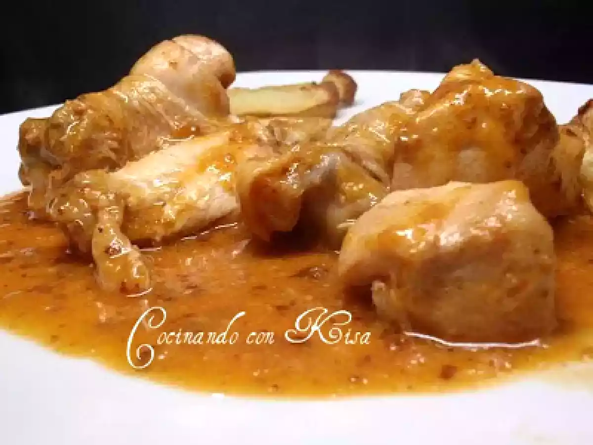 Pollo en salsa rosa(fussioncook)